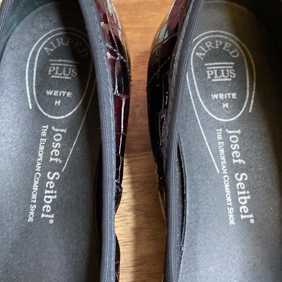 Josef Seibel AirPed Plus Patent Leather Croc Print Wedge Comfort 6-6.5 EU 37 - Picture 11 of 15